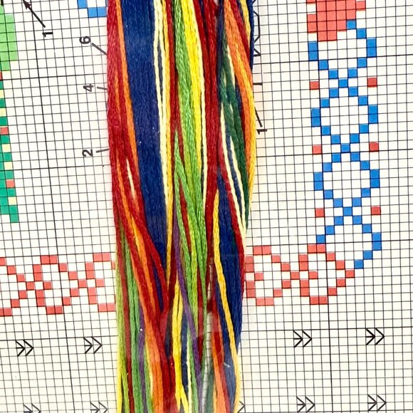 Sunset Counted Cross Stitch Kit "Home Is Where the Heart Is" New/Sealed (1984) - Picture 6 of 6